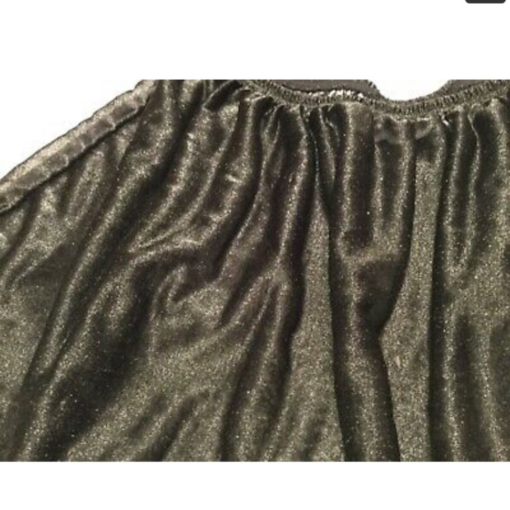Moret Girls Black Shimmery Dance Skirt  Sz S 6/8? - Picture 6 of 6